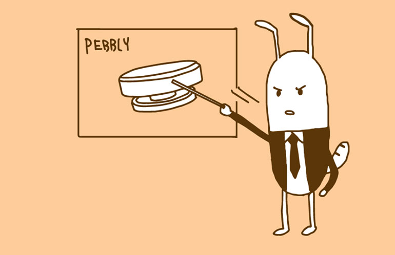 Pebbly แป้นรองกันมดสารพัดประโยชน์