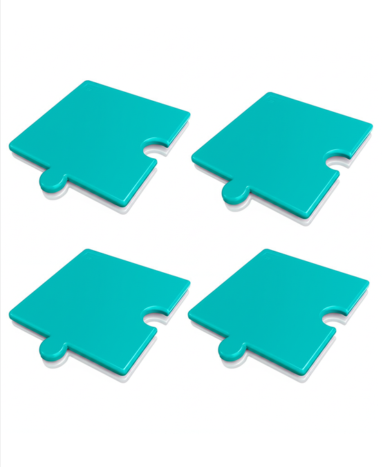 ใหม่ทูโทน ฟ้า-ขาว แผ่นรองกันมด AntPad จำนวน 4 แผ่น (สองสีใน1 แผ่น)